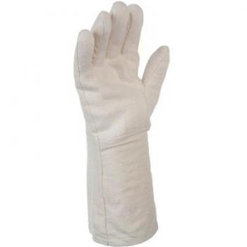 Gants de travail coton avec manchette de 15 cm