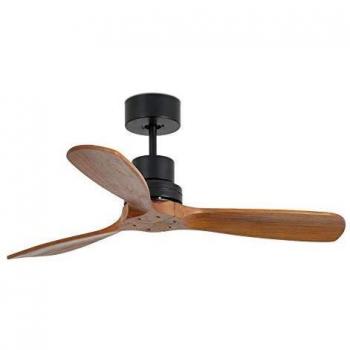 Noir Mat Ventilateur de Plafond Faro Barcelona 33517 Mini Lantau