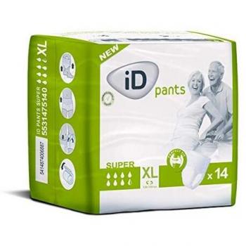 ID Pants Super pour Incontinence et Fuite d'Urine Taille XL 14 Pièces