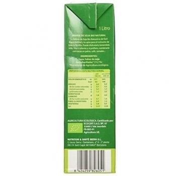 Bebida Orgánica de Soja Gerblé, Pack de 12 Unidades, 1 Litro Cada Una