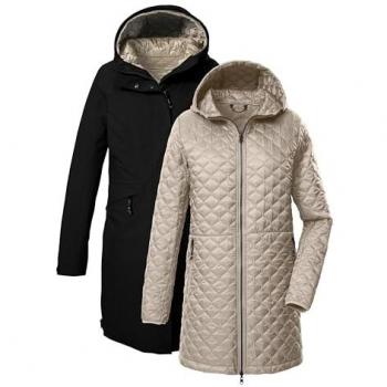 Cazadora 3 en 1, Impermeable y Larga para Mujer – Kow 22