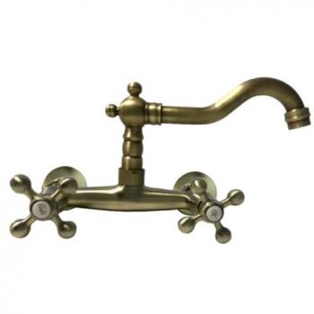 Robinet de Salle de Bain en Laiton Vieilli