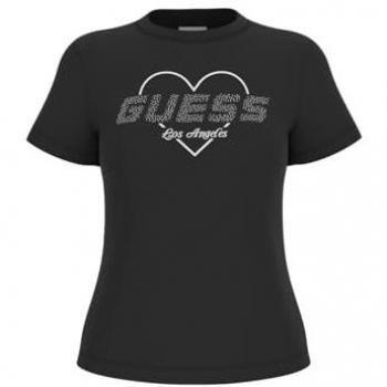 Guess Los Angeles Rhinestone Black Shirt – Women’s Tee