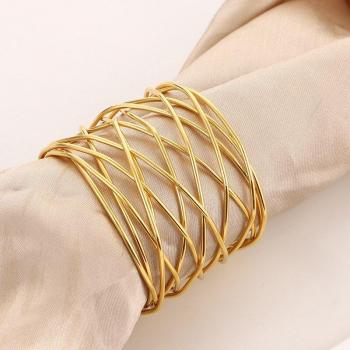 Anillos decorativos para mesa de boda