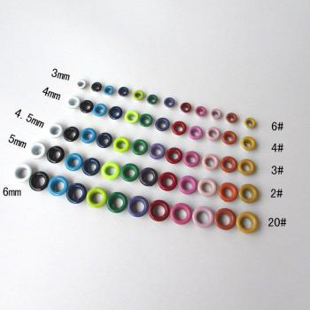300 Stück 5mm bunte Ösen für Scrapbooking und DIY Kleidung mit Werkzeug