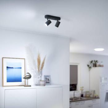 WiZ Imageo Ceiling Light LED Black, 2-Light Sources, Color Changer