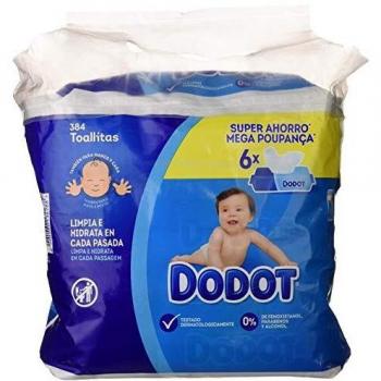 Dodot Paraben-Free Baby Wipes 6x64 Units