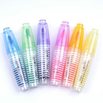 Niedliche Neon Textmarker für das Büro