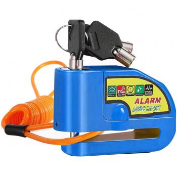 Motorcycle Security Disc Lock with Alarm