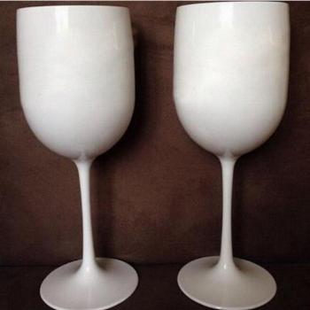 2pcs Plastic Champagne Glasses