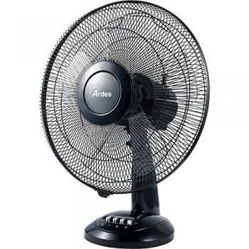 Ventilateur de table noir 40 cm 3 vitesses