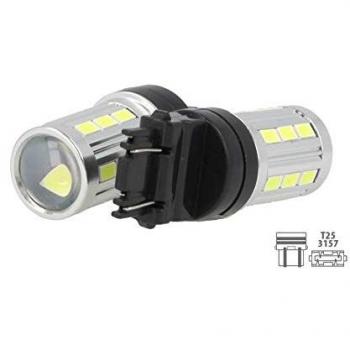 Super White T25 3157 12V 5W 21SMD 5730 Light per Automobili
