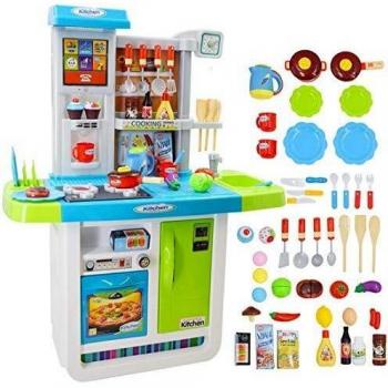 DeAO My Little Chef Cucina Playset con 40 Accessori Inclusi