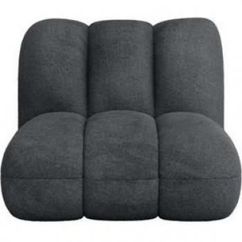 Lena Gercke Loungesessel Priya – LeGer Home, grau Anthrazit, 100 % Polyester, 90/106/84 cm