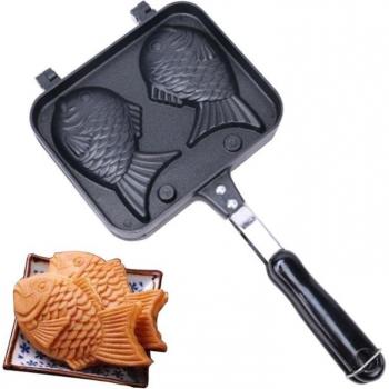 Home Taiyaki Waffle Pan with Dual Molds