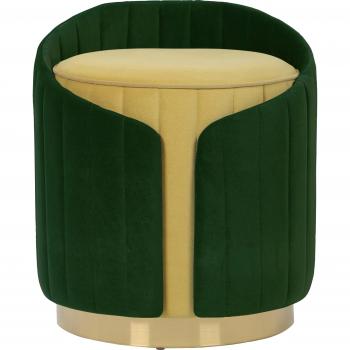 Sitzhocker KAYOOM Hocker Corin 145 – MDF‑Korpus, Polyester‑Bezug