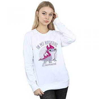 Disney Frozen 2 Bruni Salamander Pullover – Women’s White