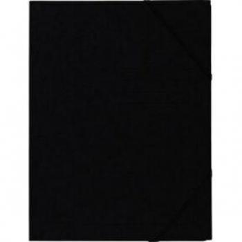 Eckspanner Gummizug, DIN A4, ohne Klappen, schwarz