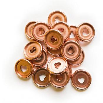 Office Notebook Ring Buckles with Rose Design – 100 Piece Set