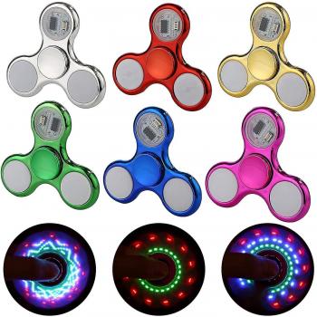 Fidget Spinners Transparente avec LED