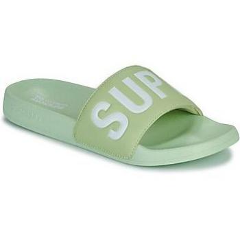 Superdry Tender Green Vegan Pool Slides for Women
