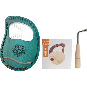 Harpe Lyra exquise 16/19 cordes portable