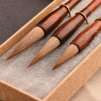 Porte-Stylo Brosse Poils de Loup