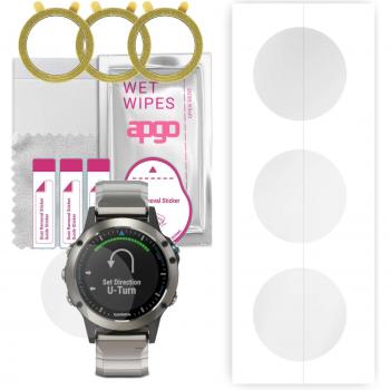 Guardia Hidrogel APGO 3x para Garmin Quatix 5 – Film flexible y posicionamiento fácil