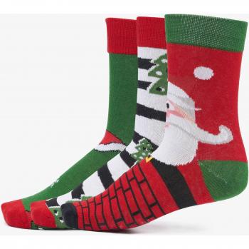 Multicolor vánoční ponožky Santa