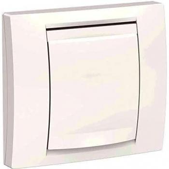 Unica Plaque de finition étanche IP44 Blanc 1 Poste