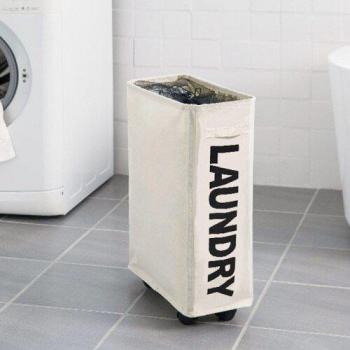 Foldable Laundry Hamper with Wheels
