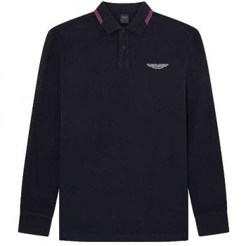 Polo Hackett para Hombre Aston Tipped Negro