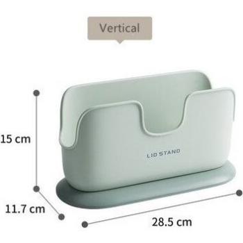 Estante de cocina para tapas de ollas