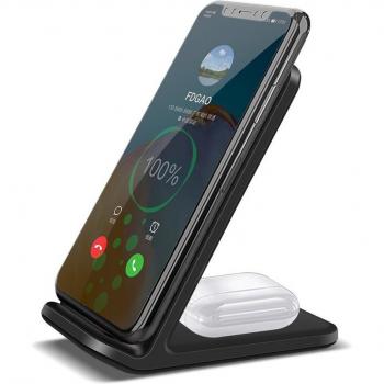 Support de charge sans fil 15W pour iPhone et Apple Watch