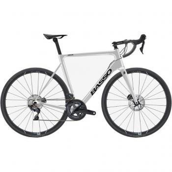 Bici Carretera a basso profilo Shimano Ultegra MCT grigio chiaro 53