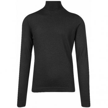 Pull noir JOEY col roulé XL Drykorn
