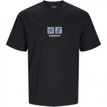 Camiseta Negra Jack & Jones Portland Box