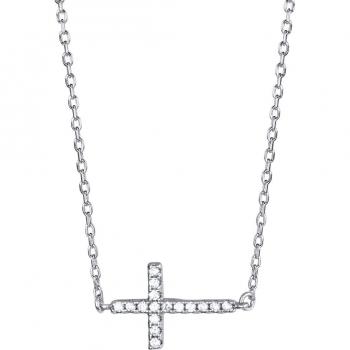 Collar de circonitas y plata rodiada de Vidal & Vidal