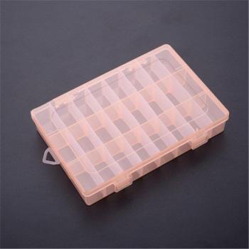 Earring and Bead Storage Box with Adjustable Compartments