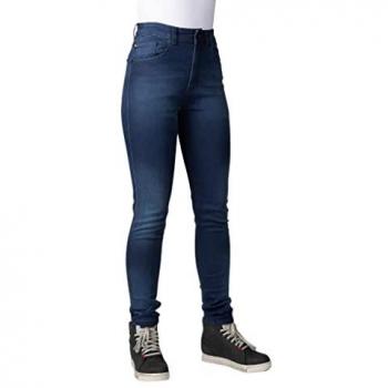 Bull-it Pantalones de Moto Mujer Tactical Icona II Slim Azul