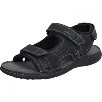 Josef Seibel Herren Sandalen Vincent 08 in Schwarz