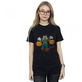 Disney Black Frankenstein Mickey Mouse Shirt for Women