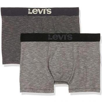 Levi's 200SF Slubyarn Stripe Boxer Brief 2P, Culotte para Hombre, Azul