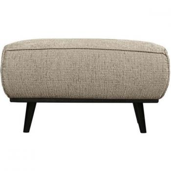 Hocker Statement aus Struktursamt – Elegantes Wheatfield‑Stil‑Statement