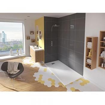 Plato de ducha Kinesurf Biotec 90 x 90 x 4 cm Blanco