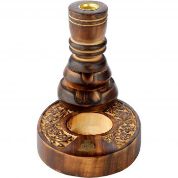 Mango Wood Backflow Incense Burner