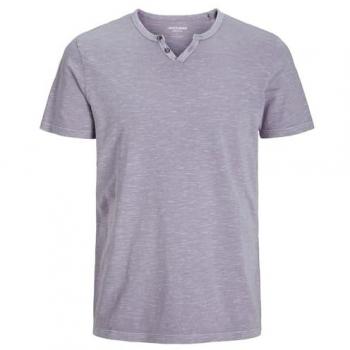 Herren T-Shirt mit V-Ausschnitt von Jack & Jones in Languid Lavender