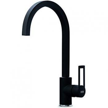 Elleci mgkbri40 bridge miscelatore monocomando canna girevole moderno nero completo nero 40