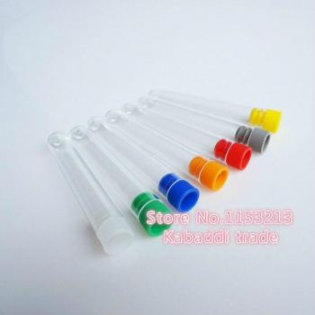Klar‑Transparente PS‑Röhren (100 Stk./Packung) – 5 ml Kapazität – 12 × 75 mm – Stopper