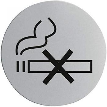 Niet Roken RVS Deurschild
